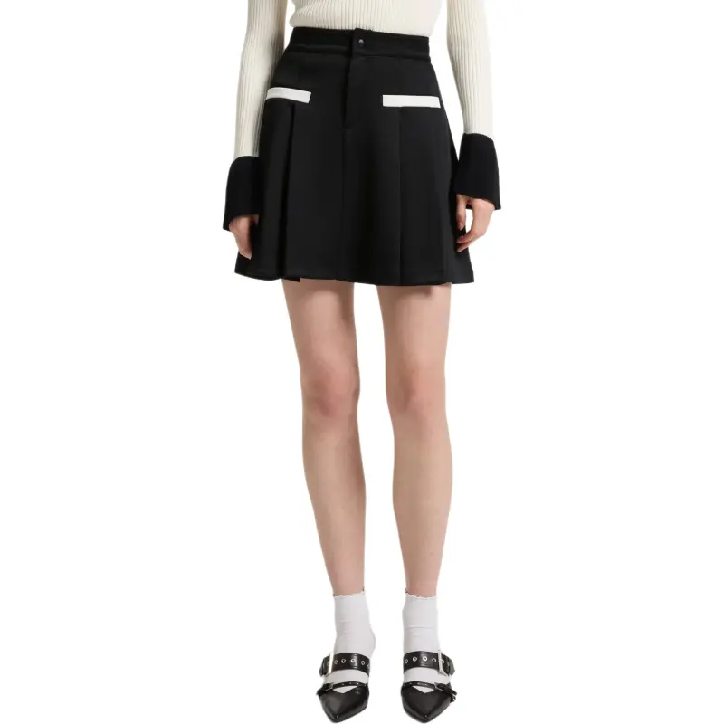 HUGO BOSS Casual Short Skirts Women's Black-2