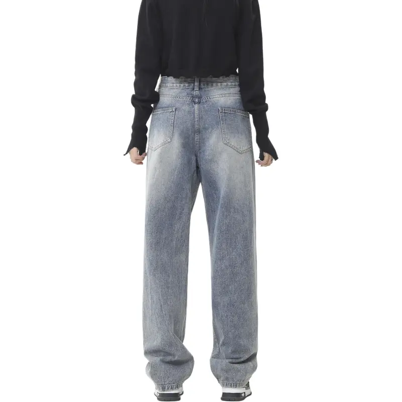 RAMPAGE Jeans Unisex Vintage Blue-4