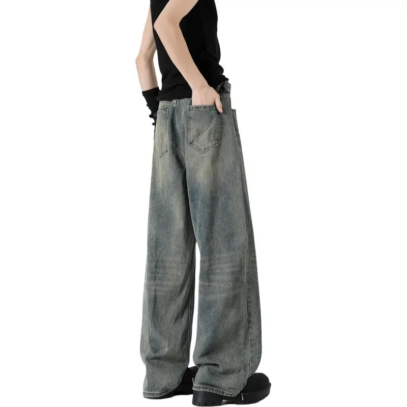 YATSI Jeans Unisex Vintage Blue-1