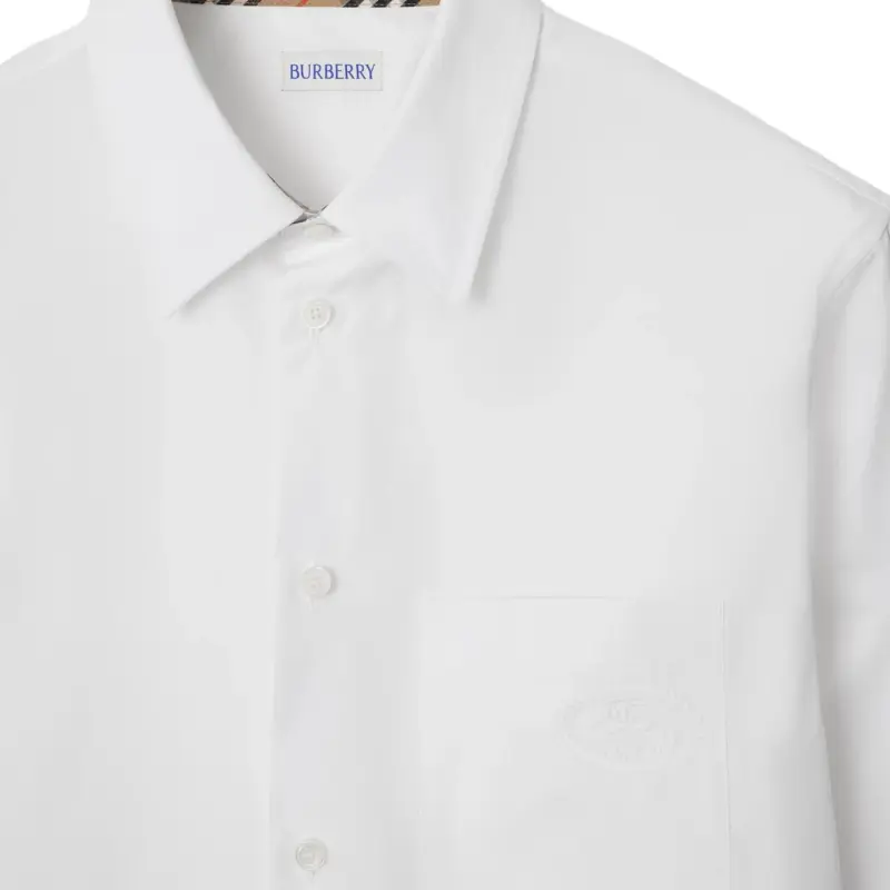 Burberry Cotton Poplin Shirt-4
