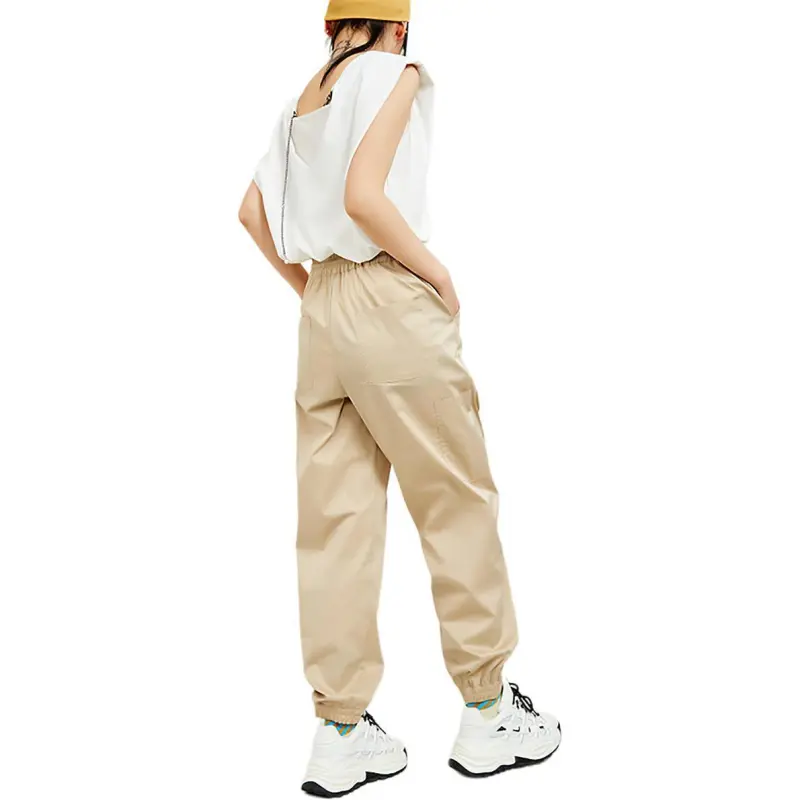 MUGUOGUOMU Casual Pants Women's Khaki-0