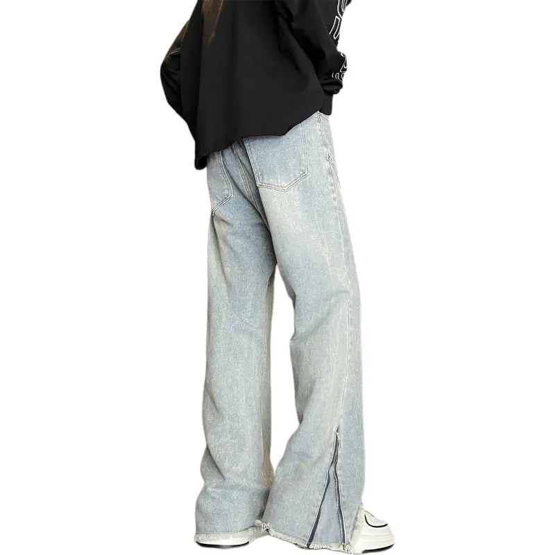 FA2LO Jeans Unisex Black Gray Color-3