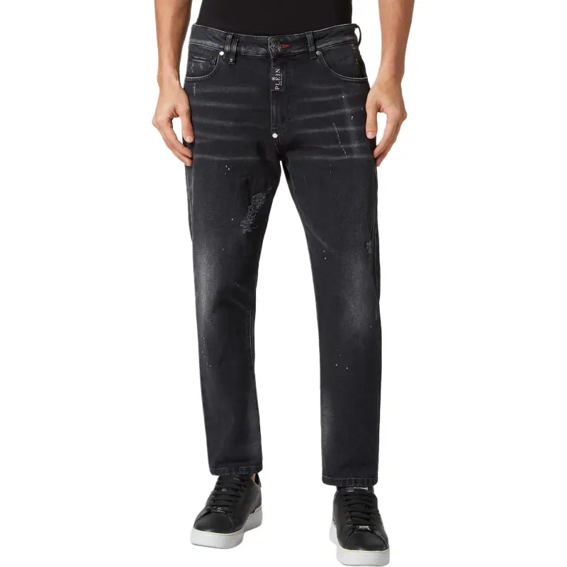PHILIPP PLEIN Paint splatter Skinny cut Jeans-1