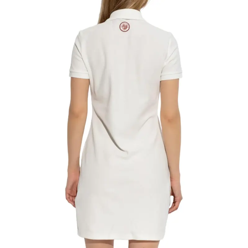LACOSTE Logo embroidered Mini Dress-3