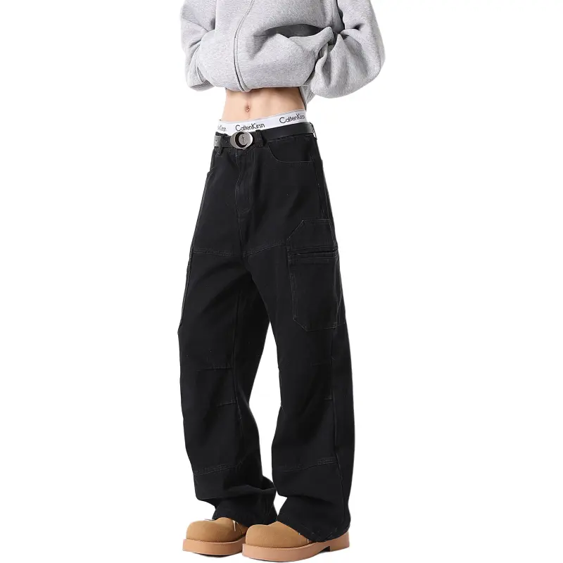 FONDLOOK Jeans Unisex Ginger Yellow-6
