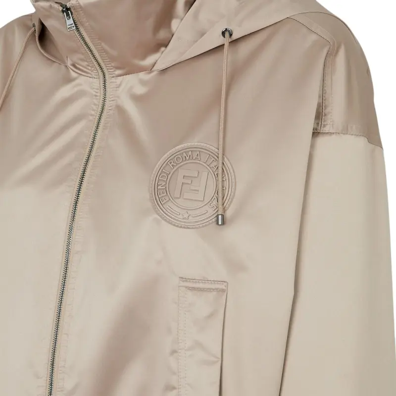 FENDI Logo patch Jacket-3
