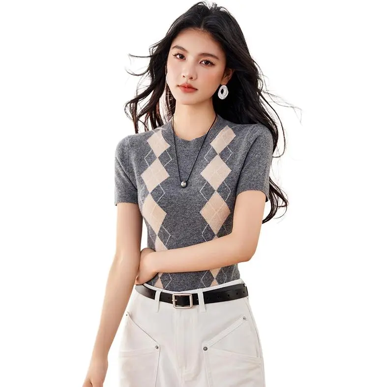 La Chapelle Knitwear Women's Gray-1