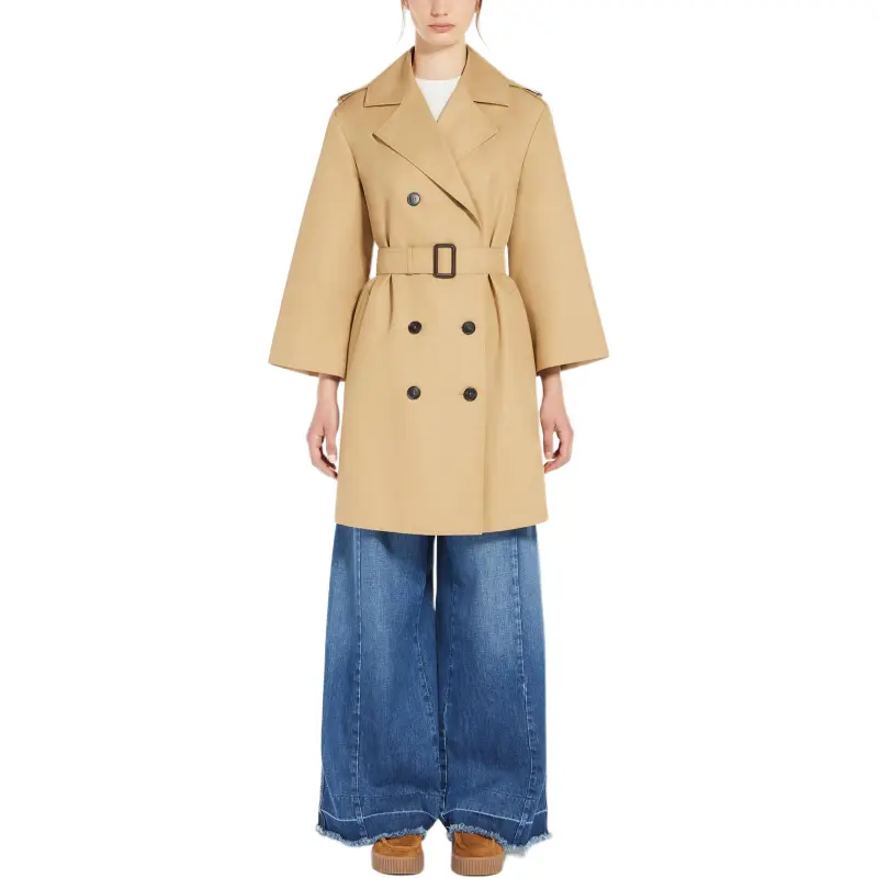 WEEKEND MaxMara Trench Coat Women's Khaki-1
