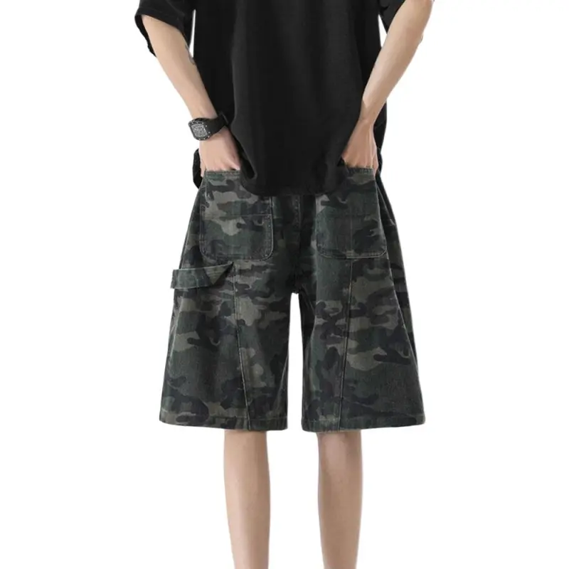 WELTER EXPERIMENT Cargo Shorts Unisex Camouflage-3