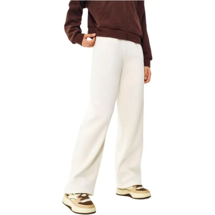 Anta Sports Life Collection Athletic Trousers Women's Ivory White-2