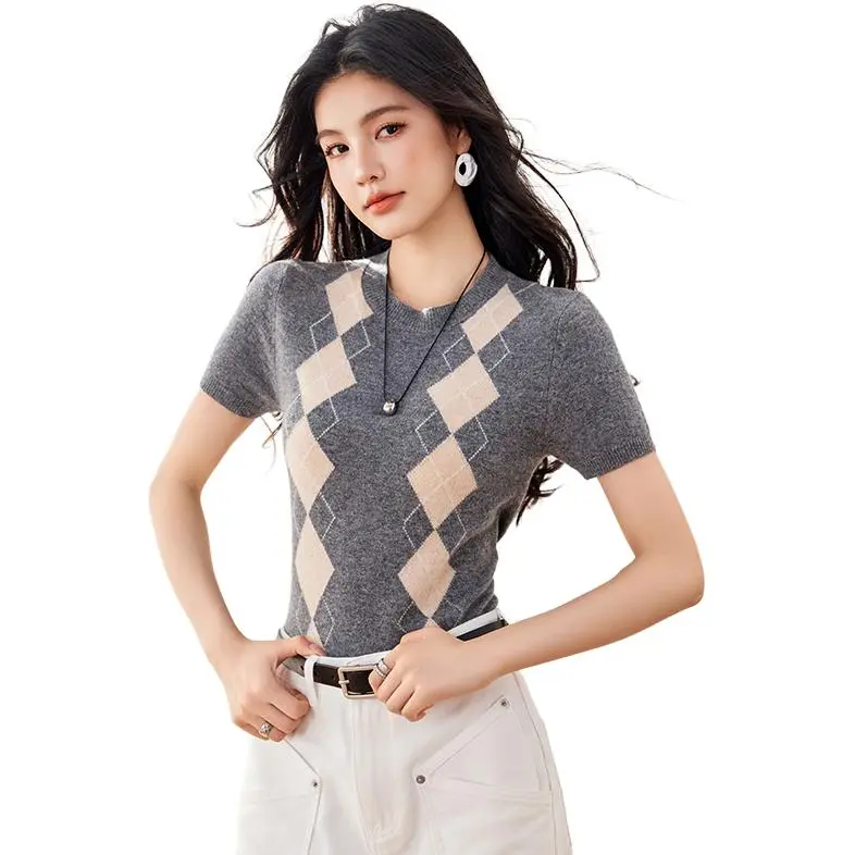 La Chapelle Knitwear Women's Gray-3