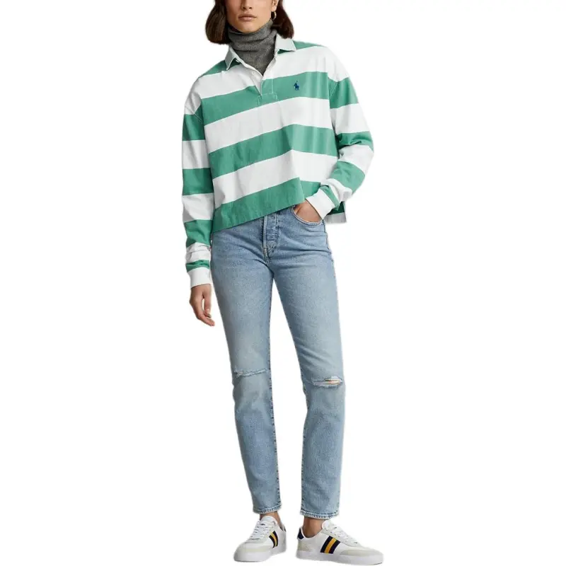 Polo Ralph Lauren SS22 Polo Shirt Women's Green-1