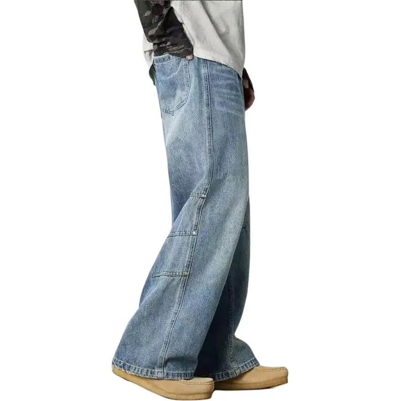 PAINT STAIN Jeans Unisex Blue-5