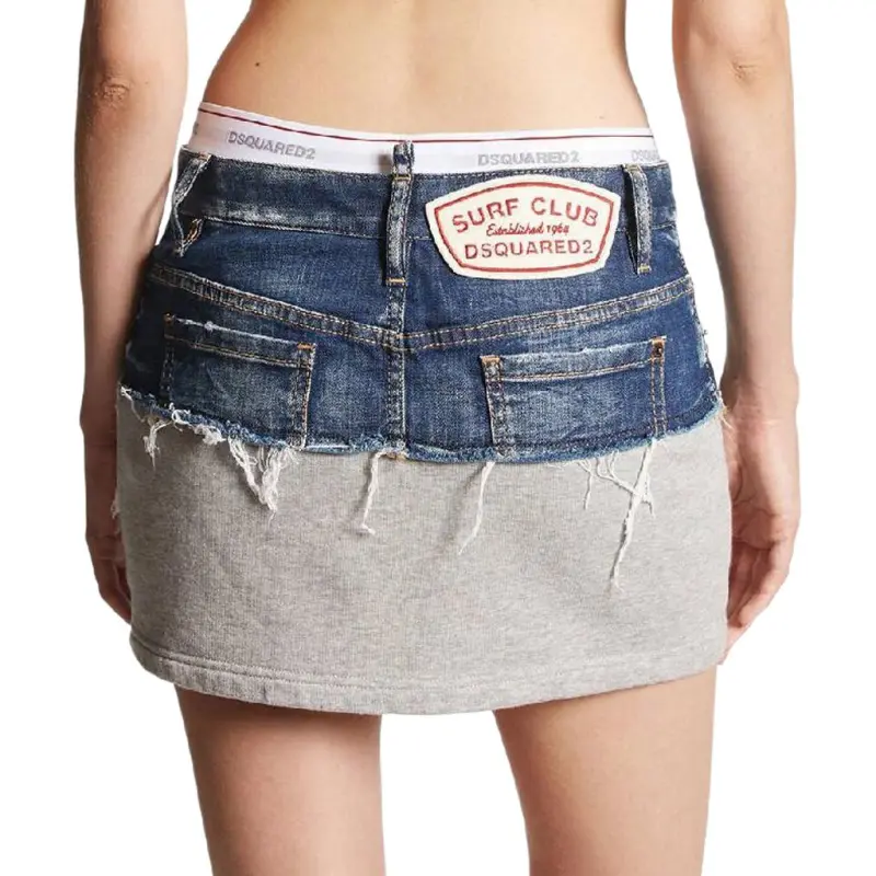 DSQUARED 2 Denim Short Skirts Women's Multicolor-3