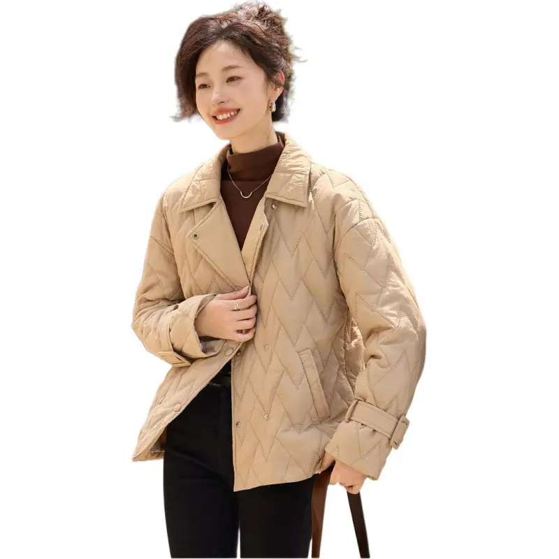 Mo Han Yi Mei Puffer Jacket Women's Khaki-1