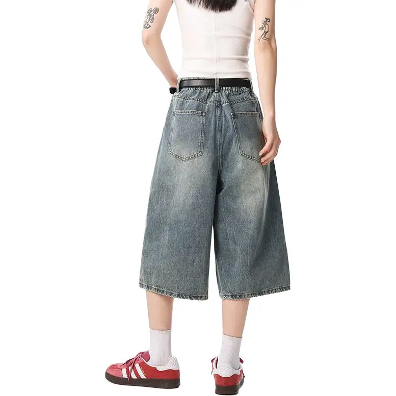 FOREVER 21 Denim Shorts Women's Blue-1