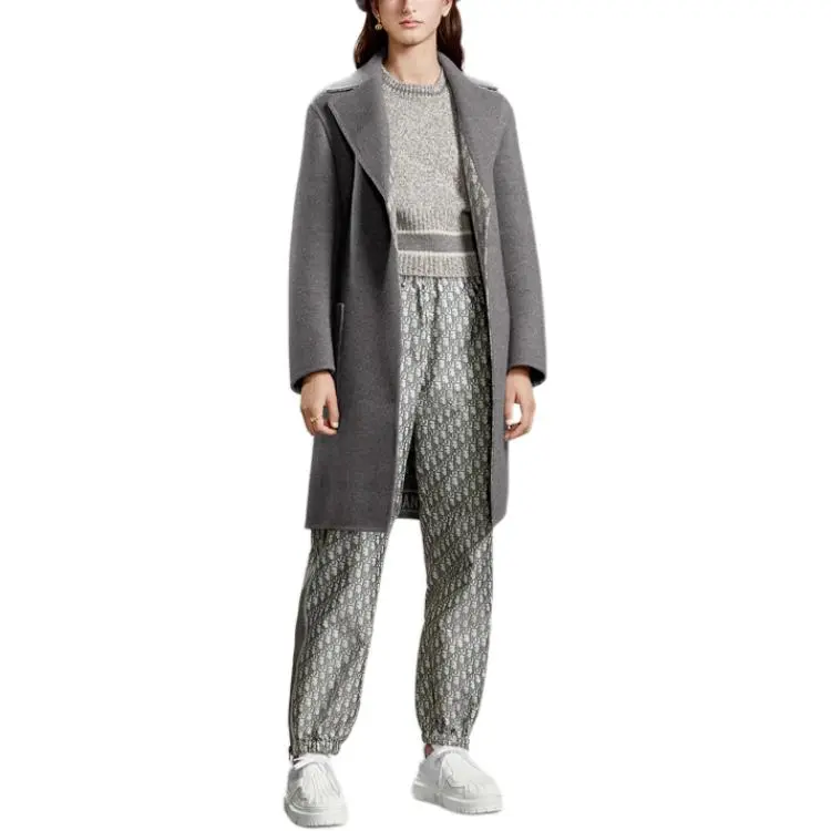 DIOR Quarterly New Products Coats Women's Gray-2