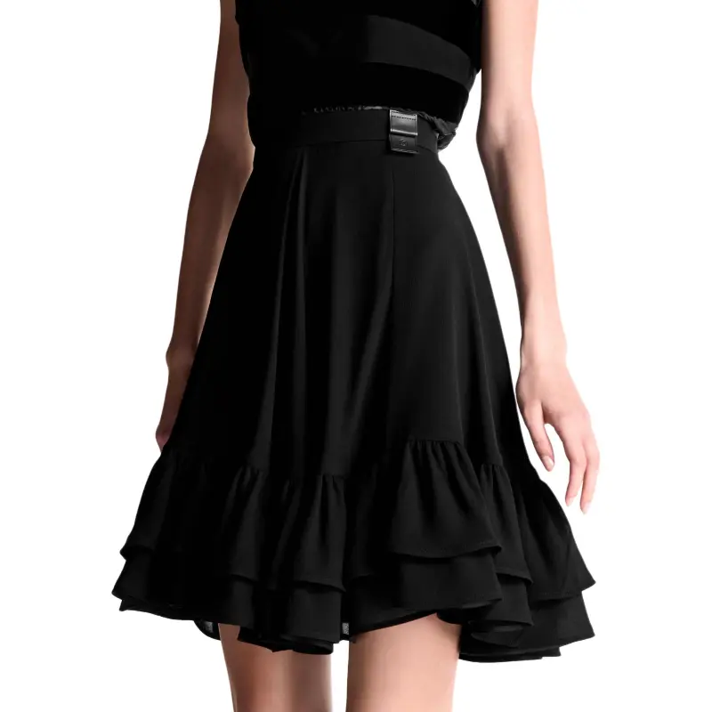 LOUIS VUITTON Casual Short Skirts Women's Black-4