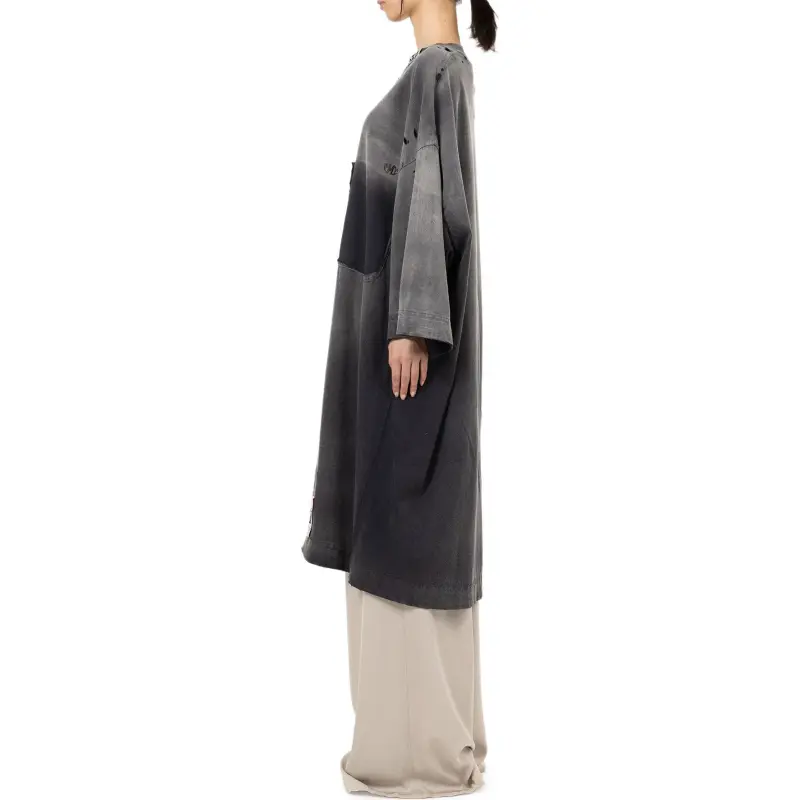Maison Mihara Yasuhiro SS25 Long Sleeved Dress Women's Black-5
