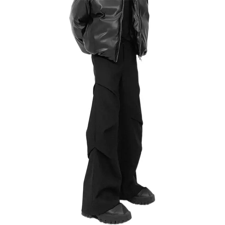CORNILOT Casual Pants Unisex Black-3