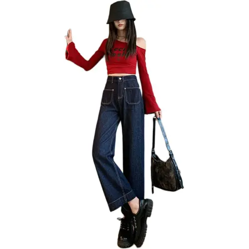 Mu Xiao Xin Jeans Women's Denim Blue