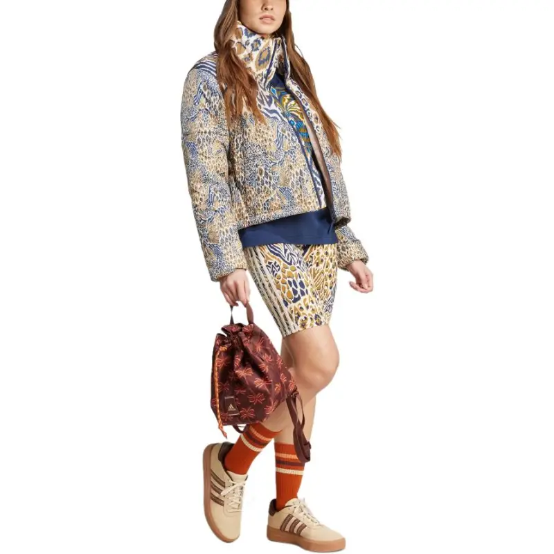 Adidas x FARM RIO FW24 Jacket Women's Hazy Copper-3
