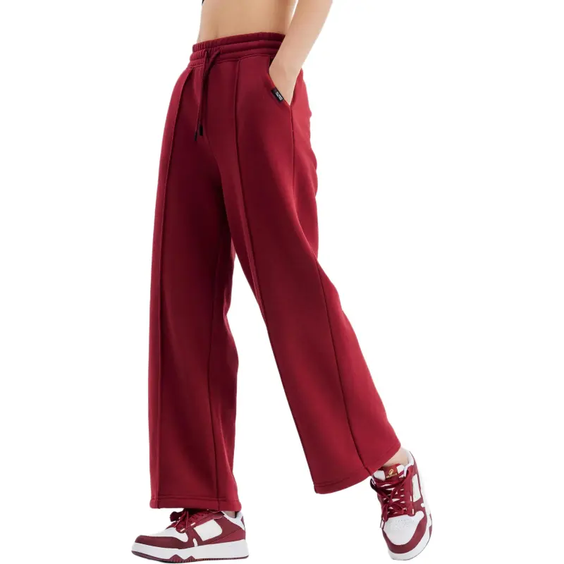 DECATHLON Sports Pants Women's Burgundy Red-1