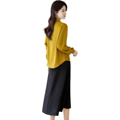 Like The Age Of Water SS25 Long Sleeved Dress Women's Green