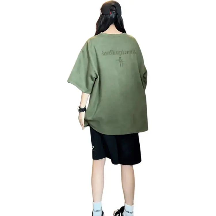 DARK HORSE T Shirts Unisex Army Green-2
