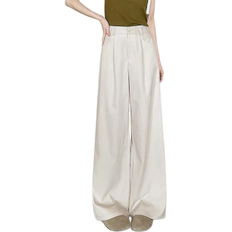 Weixi Casual Pants Women's Apricot-3
