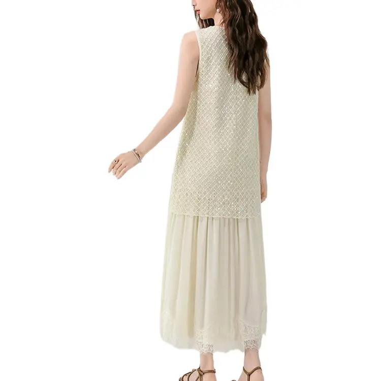 ETSE Slip Dress Women's Apricot-0