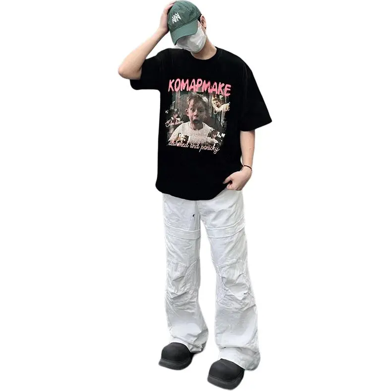 RASHOMONG T-Shirts Unisex Black-2