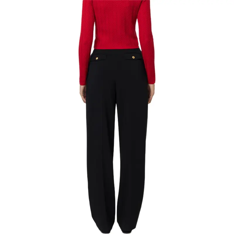 Elisabetta Franchi Double Dart Stretch Crepe Trousers-1