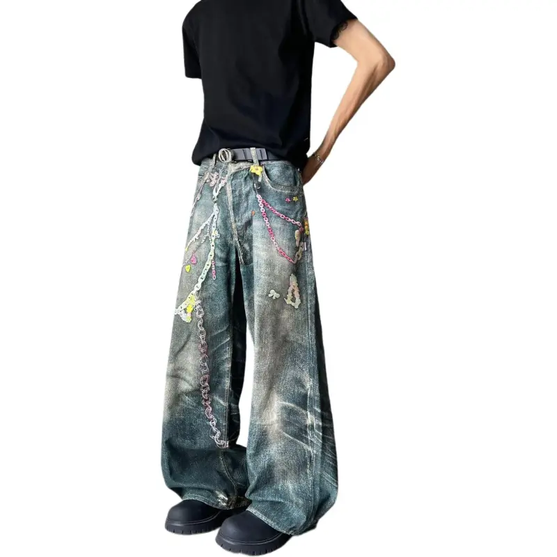FASTFISH Jeans Unisex Blue-1
