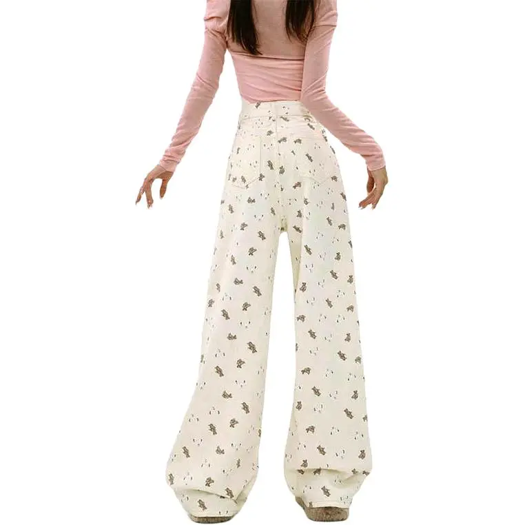 FOREVER 21 Jeans Women's Bear Print-1