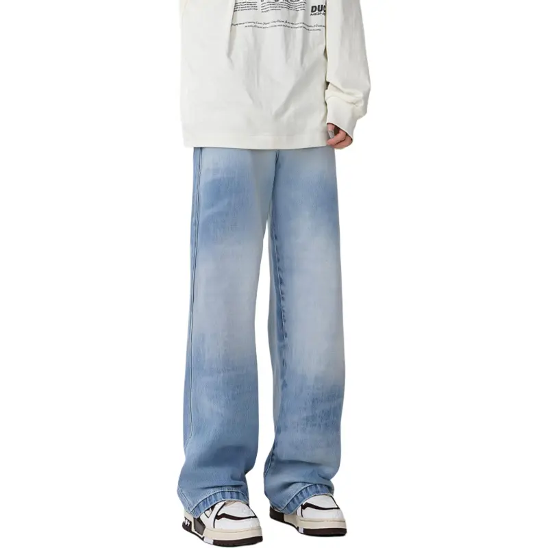 PENTAGONAL HEART Jeans Men's Light Blue-3