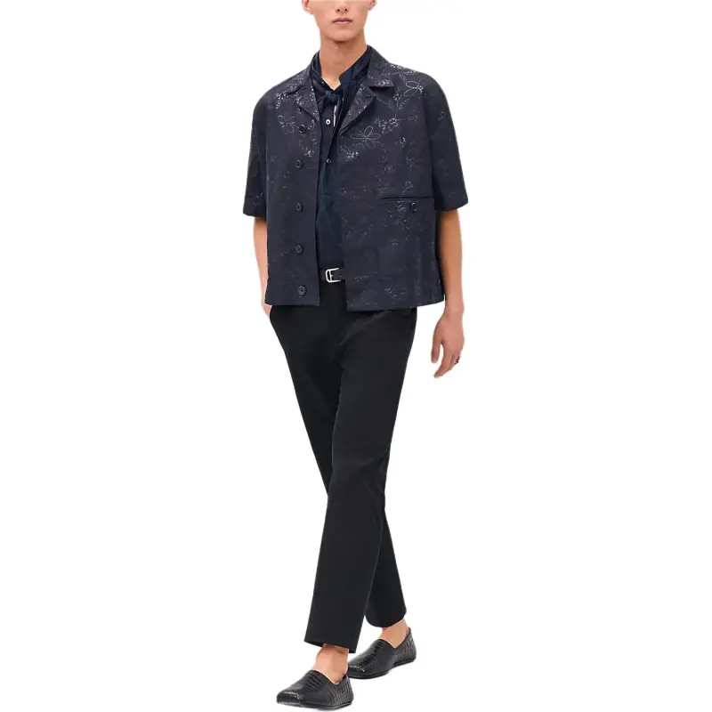 HERMES Shirts Men Marine-1