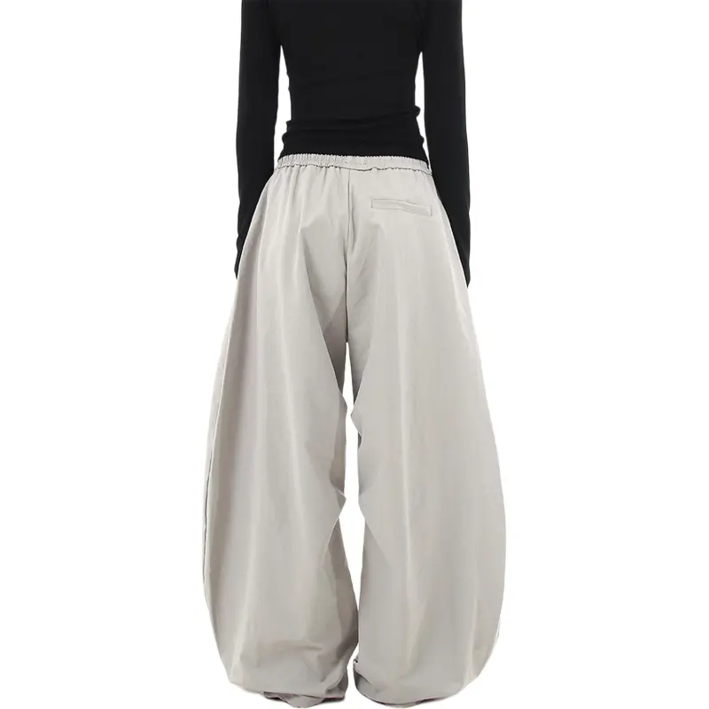 Pirkadat Casual Pants Unisex Gray-1