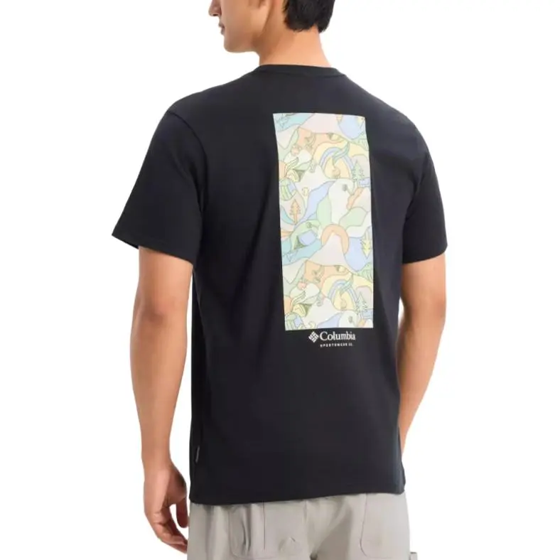 Columbia Explorers Canyon City Outdoor Collection T Shirt Men's Black-1