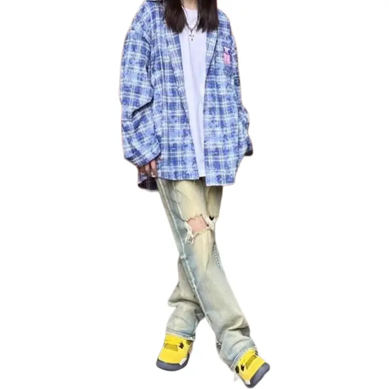 KVIV Jeans Unisex Yellow Mud -3