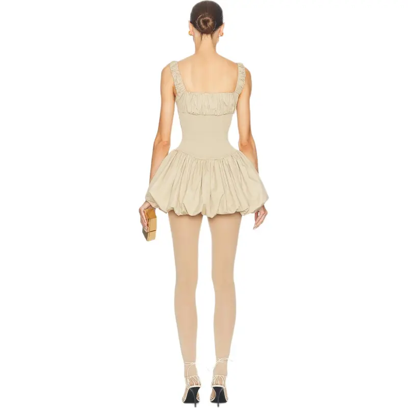 HELSA Slip Dresses Women's Khaki-1