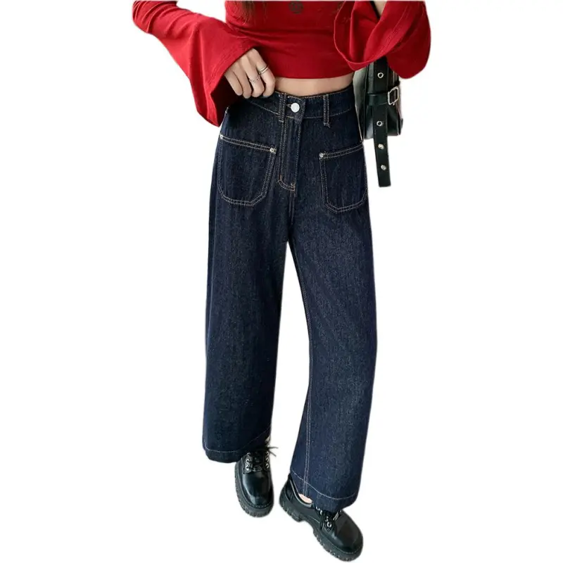 Mu Xiao Xin Jeans Women's Denim Blue-3