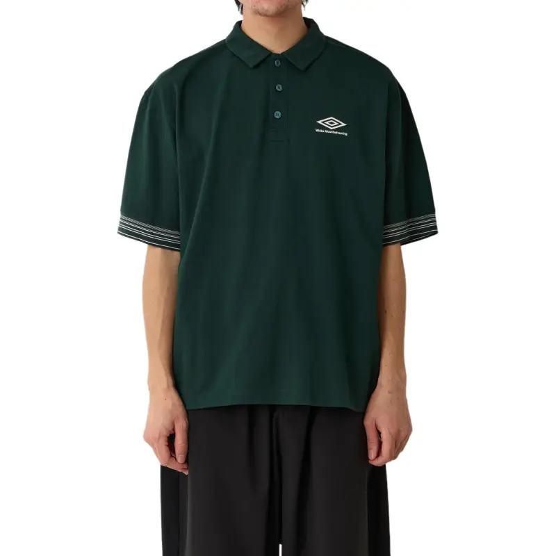 White Mountaineering x UMBRO Polo Shirt Men's Green-1