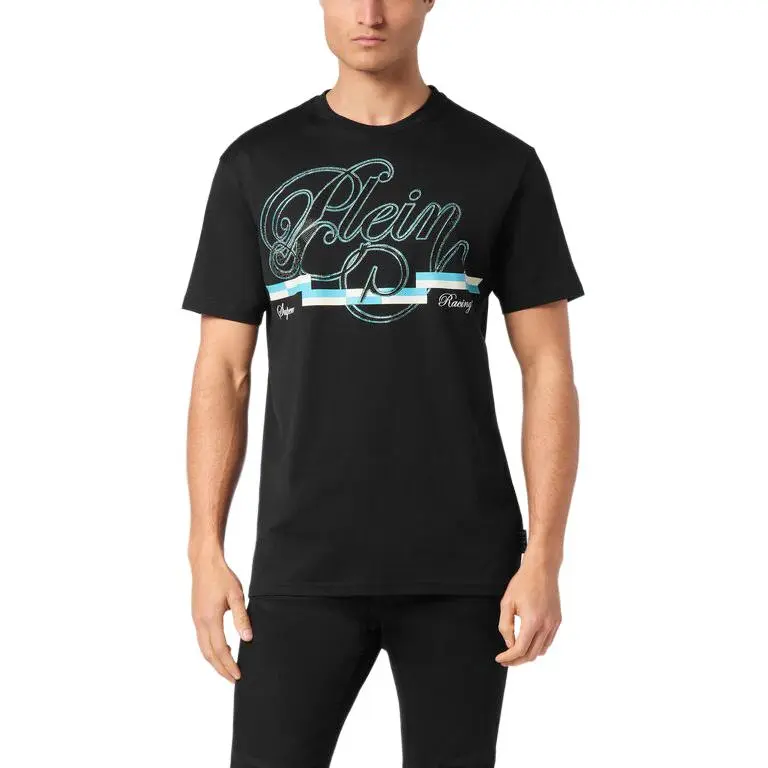 PHILIPP PLEIN Coursive Border T shirt-1