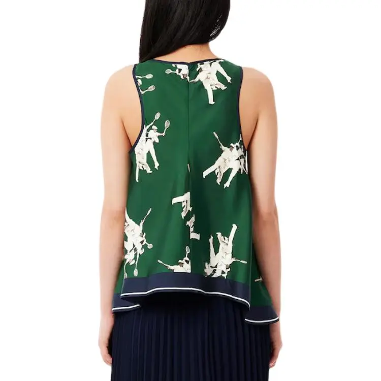 LACOSTE Fluid Silk Top-2