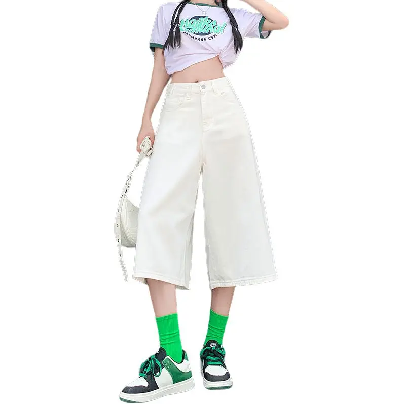 Kazakhstan Denim Shorts Women's Ecru-1