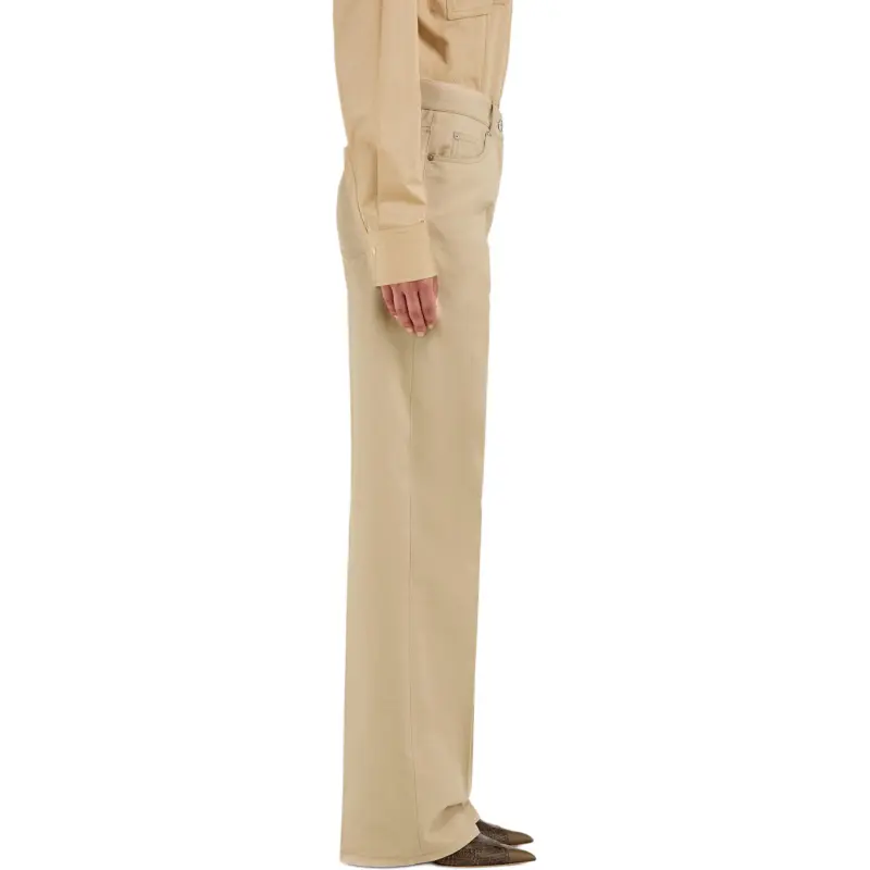 FERRAGAMO Suit Trouser Women's Stone Color-4