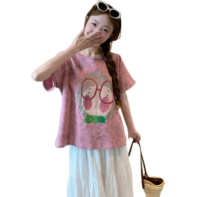 Mu Xiao Xin Set in Sleeve T Shirt Women's-1