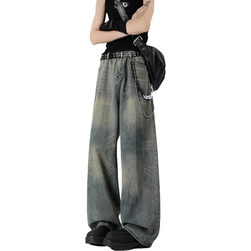 YATSI Jeans Unisex Vintage Blue-2
