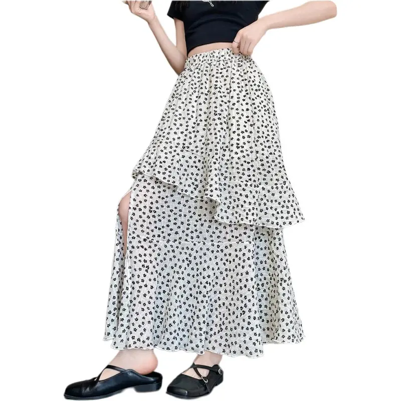 Mu Xiao Xin Casual Long Skirt Women's-7